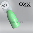 Гель-лак Oxxi 223 светло-зеленый, эмаль, 10мл