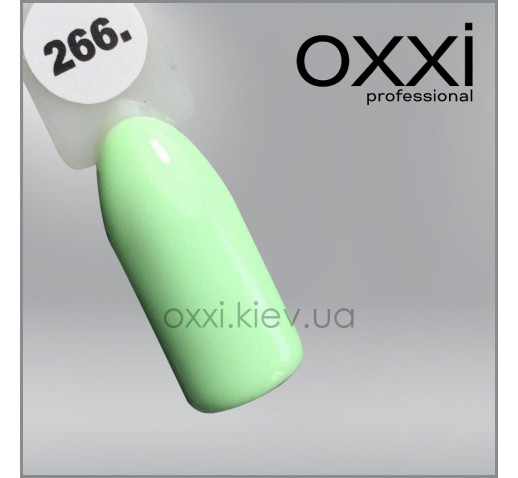 Гель-лак Oxxi 266 мятный, эмаль, 10мл
