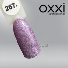 Гель-лак Oxxi 267 темно-сиреневый, микроблеск, 10мл