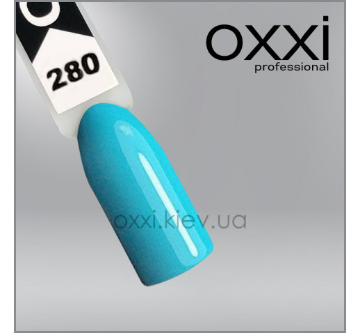 Гель-лак Oxxi 280 голубой, эмаль, 10мл