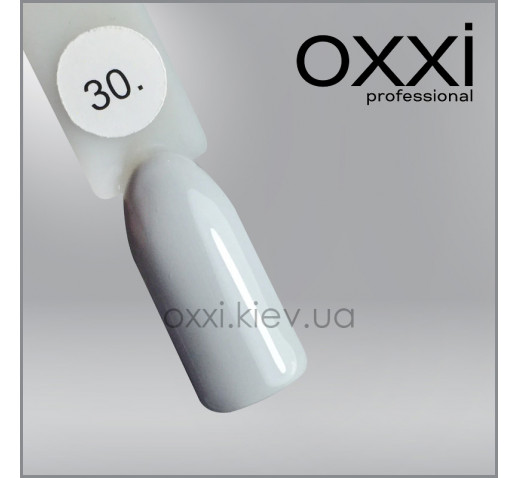 Гель-лак Oxxi 30 светлый серый, эмаль, 10мл