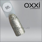 Гель-лак Oxxi 95 насыщенные серебристые блестки, 10мл
