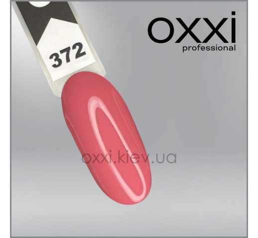 Гель-лак Oxxi 372, пастельно-розовый, эмаль, 10мл