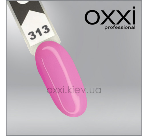 Гель-лак Oxxi 313, цветочно-розовый, 10мл