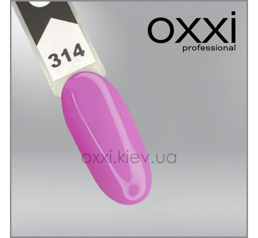 Гель-лак Oxxi 314, сиренево-розовый, 10мл
