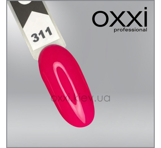 Гель-лак Oxxi 311, малиново-розовый, 10мл